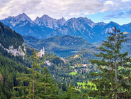 Ausblick auf die Königsschlösser