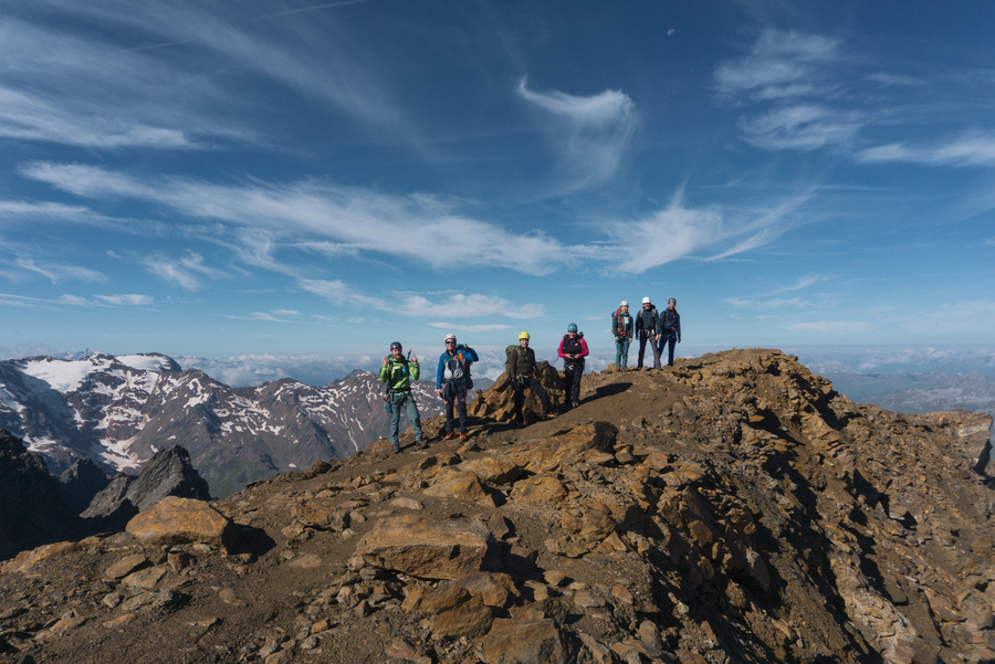 Westgrat zur Weissseespitze